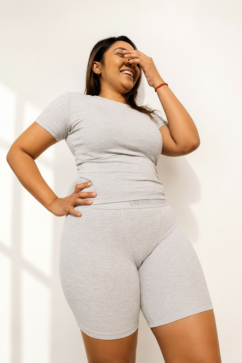 Contour Tee Set | Ash