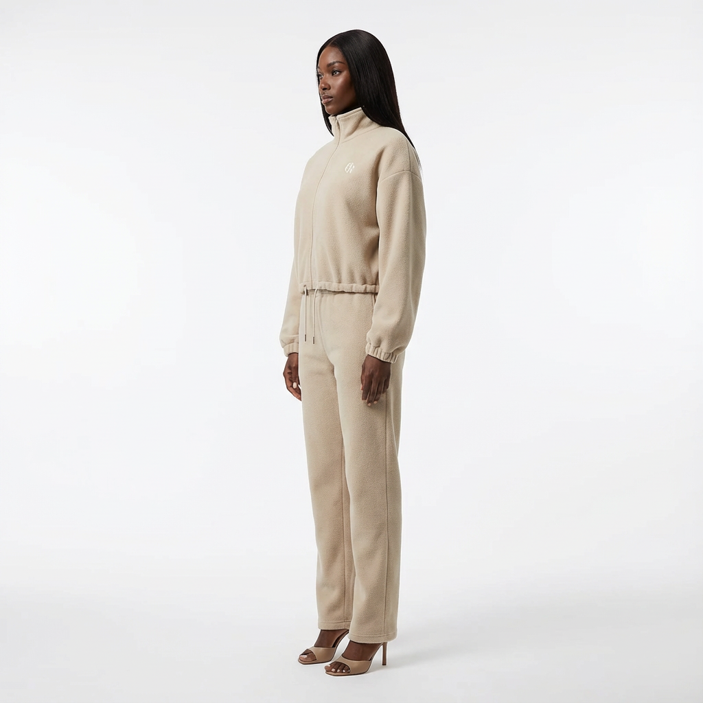 Hazel Fleece Jacket | Sandstone