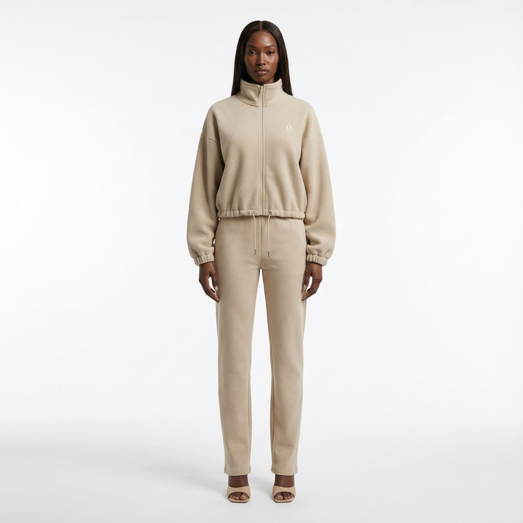 Hazel Fleece Jacket | Sandstone