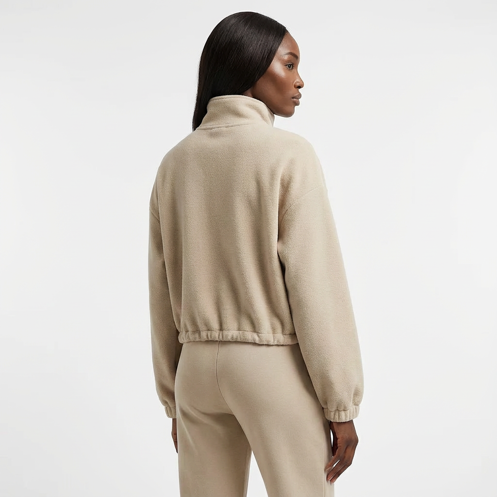 Hazel Fleece Jacket | Sandstone