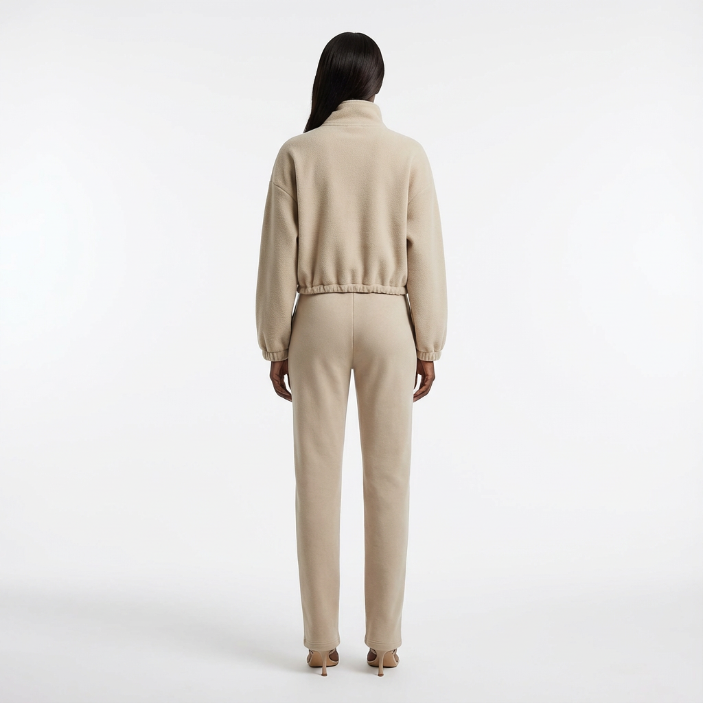 Hazel Fleece Jacket | Sandstone