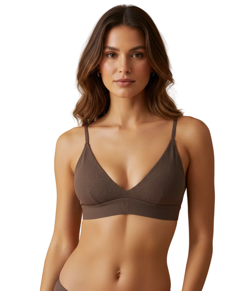 Contour Bralette | Cocoa