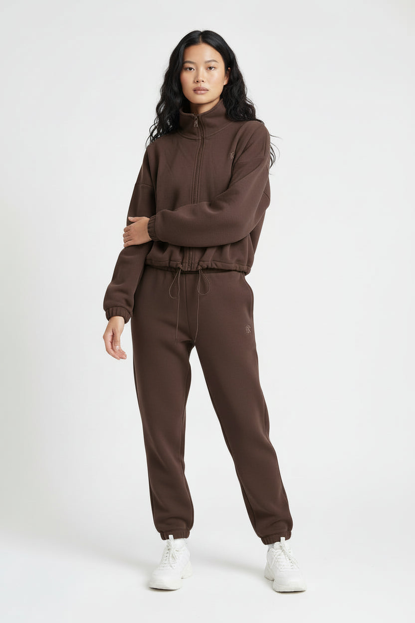 Hazel Fleece Jacket | Mocha