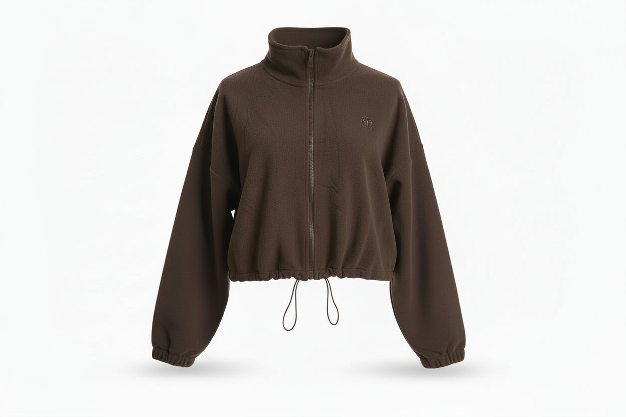 Hazel Fleece Jacket | Mocha