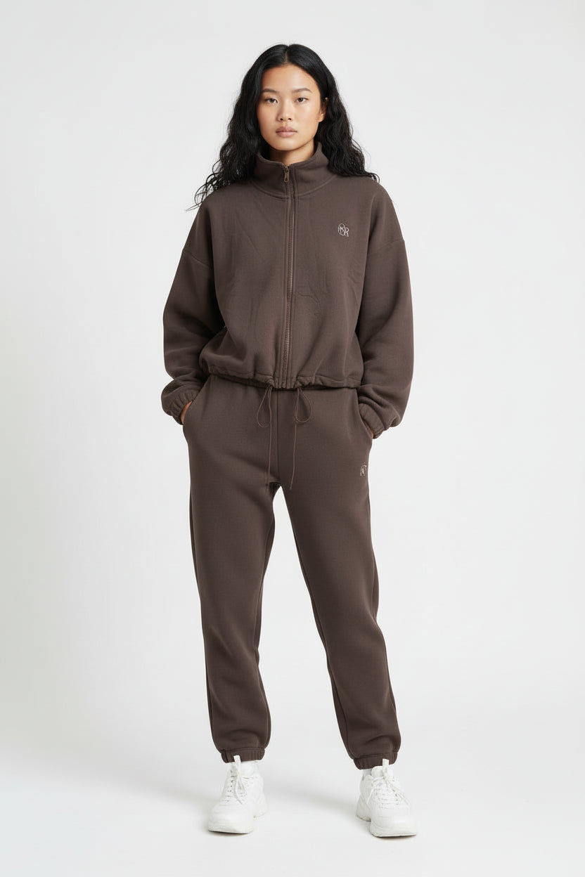 Hazel Fleece Jacket | Mocha